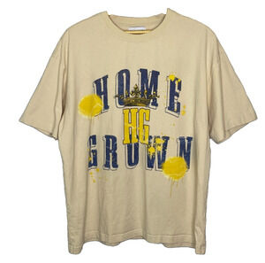 Men's Large HG Home Grown SF 100% Cotton Graphic Boxy T-Shirt